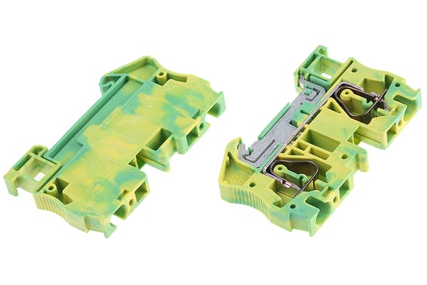 Product image for ST6-PE spring cage ground terminal clamp