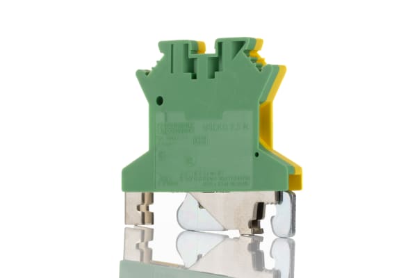 Product image for DIN rail contact earth terminal,2.5sq.mm