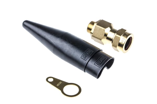 Product image for CW ARMOURED PVC 2 GLAND KIT, M20, 20.8MM