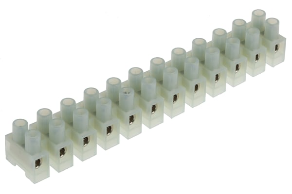 Product image for 12 way leaf screw terminal block