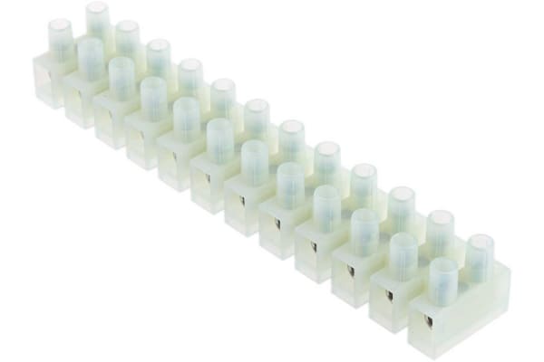 Product image for 12 way leaf screw terminal block