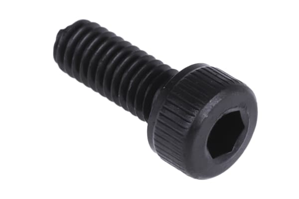 Product image for Blk steel socket head cap screw,M4x10mm