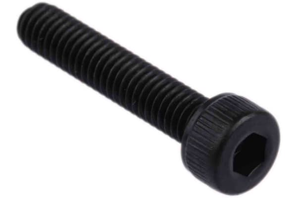 Product image for Blk steel socket head cap screw,M4x20mm