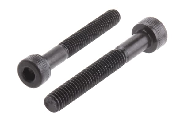 Product image for Blk steel socket head cap screw,M4x30mm