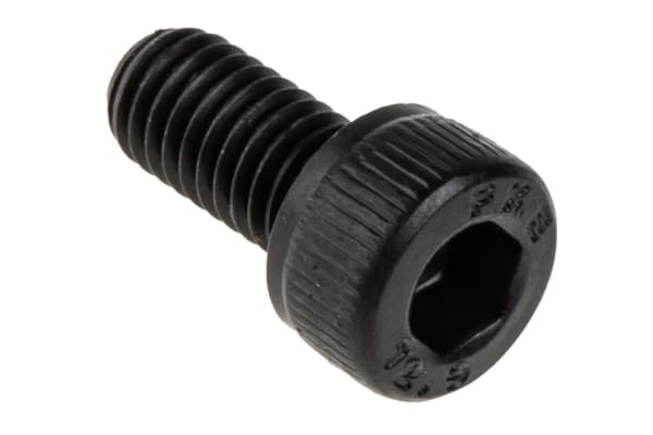 Product image for Blk steel socket head cap screw,M5x10mm