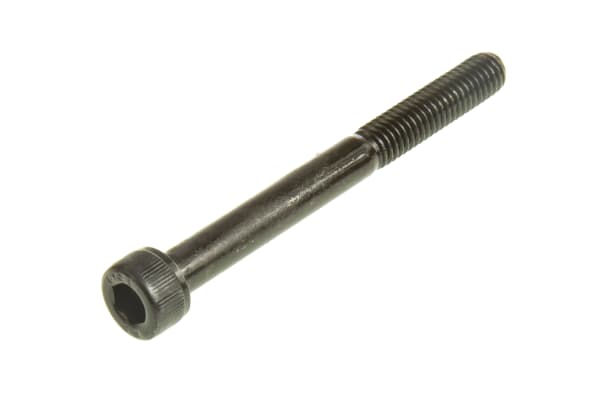 Product image for Blk steel socket head cap screw,M6x60mm