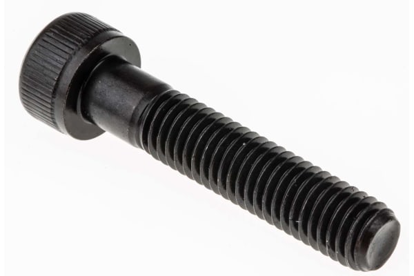 Product image for Blk steel socket head cap screw,M8x40mm