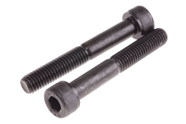 Product image for Blk steel socket head cap screw,M8x55mm