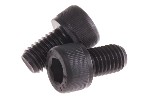 Product image for Blk steel socket head cap screw,M10x16mm