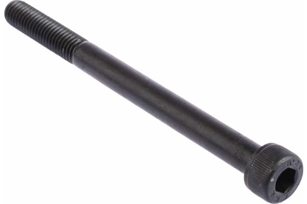 Product image for Blk steel socket head cap screw,M8x100mm