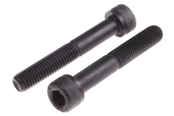 Product image for Blk steel socket head cap screw,M10x65mm