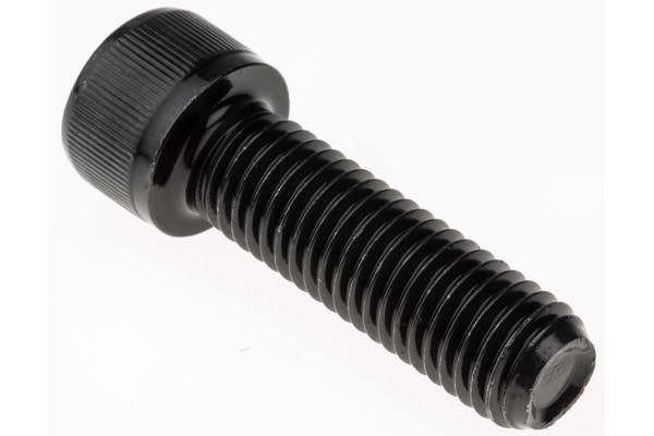 Product image for Blk steel socket head cap screw,M12x40mm