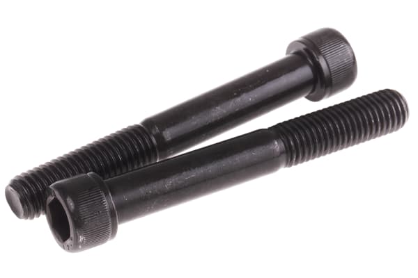 Product image for Blk steel socket head cap screw,M12x90mm