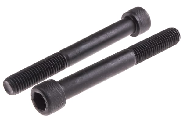 Product image for Blk steel socket head capscrew,M12x100mm