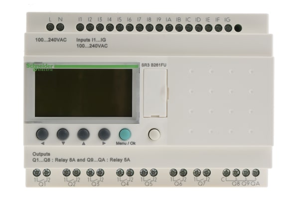 Product image for Extendable modular PLC,SR3B261FU 26 i/o