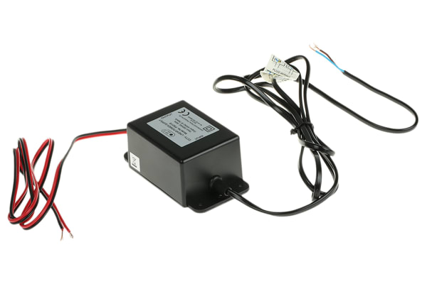 Product image for BLACK ABS CCTV POWER SUPPLY,24VAC 0.75A