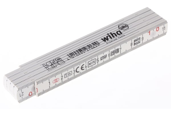 Product image for PLASTIC RULE METRE LONGLIFE 1M