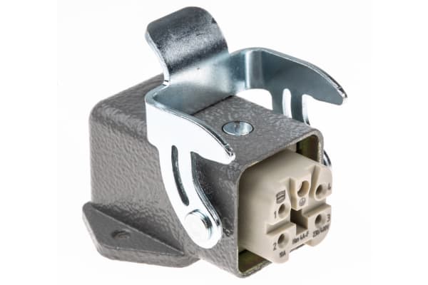 Product image for 4 way side entry bulkhead metal socket