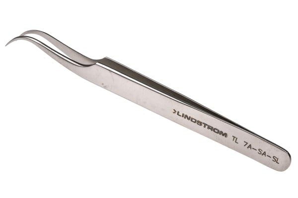 Product image for Fine curved tip precision tweezer,115mm