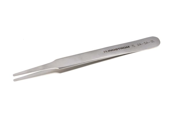 Product image for Bahco 120, Stainless Steel, Rounded, ESD Tweezers