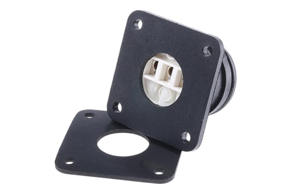 Product image for 3 WAY, IP68, MALE BULKHEAD FLANGED PLUG