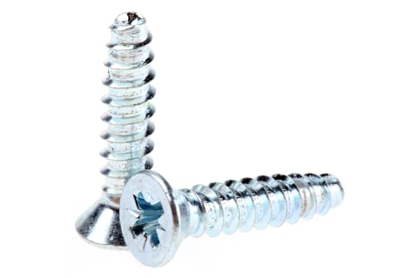 Product image for Csk head thread forming screw,No.8x3/4in