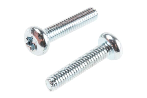 Product image for M2.5 x 12, Torx pan head screw,Zn plate