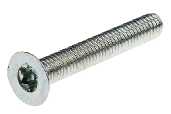 Product image for ZnPt steel 6 lobe csk head screw,M3x20mm