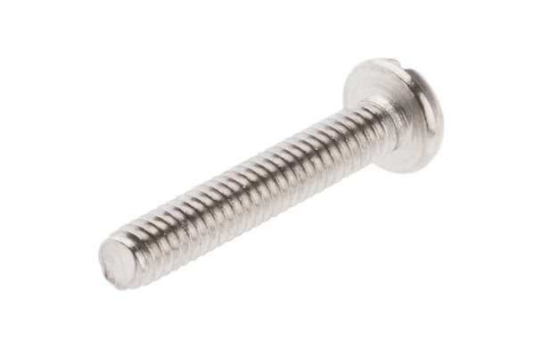 Product image for NIPT BRASS SLOT PAN HEAD SCREW,M2X12MM