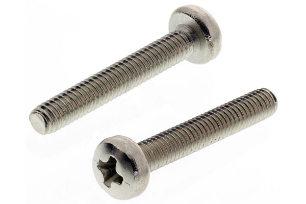 Product image for NIPT BRASS CROSS PANHEAD SCREW,M2.5X16MM