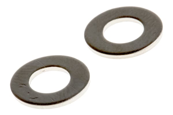 Product image for Nickel plated brass plain washer,2 BA