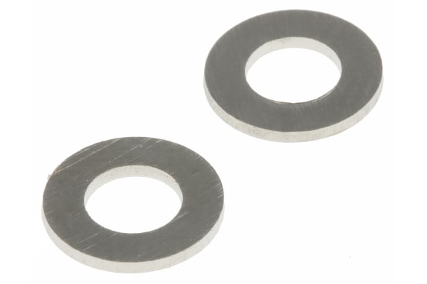 Product image for Nickel plated brass plain washer,4 BA