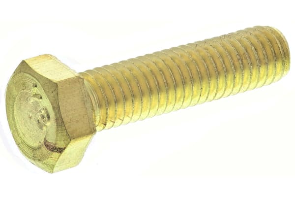 Product image for Brass hexagon head set screw,M5x20mm