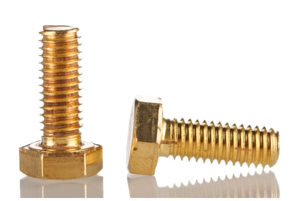 Product image for BRASS HEXAGON HEAD SET SCREW,M6X16MM