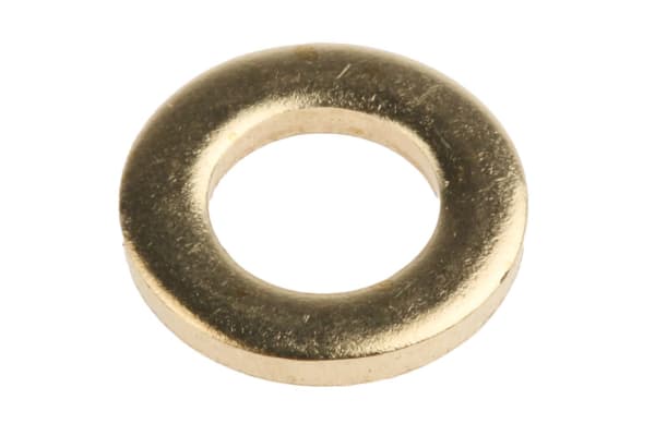 Product image for Self colour brass metric washer,M6