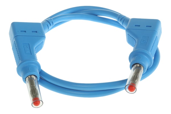 Product image for 4MM TEST LEAD BLUE 50CM