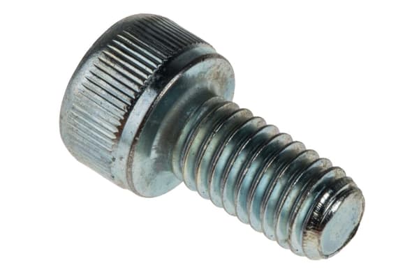 Product image for BZP cap screw,M6x12