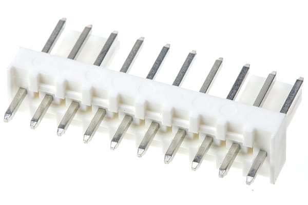 Product image for 10way straightPCB header w/friction lock