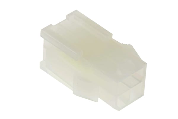 Product image for 4 way dual row panel mount plug