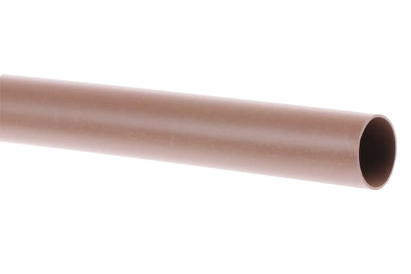 Product image for Brown heatshrink tubing,6.4 mm bore