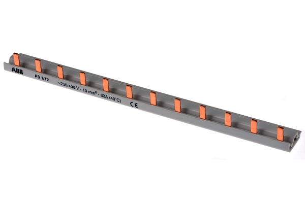 Product image for Busbar 1 Pole, 12 modules