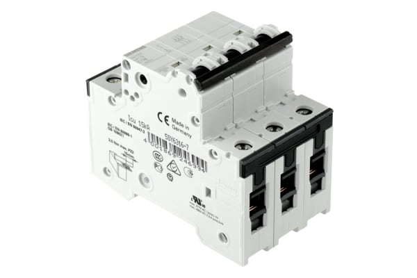 Product image for 5SY6 MCB 16A 3 Pole Type C 6kA