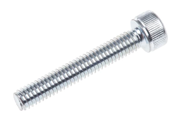 Product image for BZP cap screw, M4x25mm