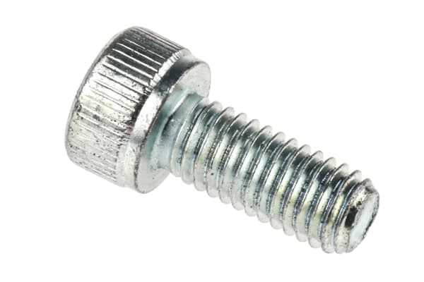 Product image for BZP cap screw, M5x12mm