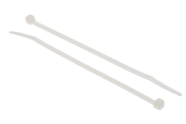 Product image for Cable Tie,150x3.6mm, White, bag of 1000