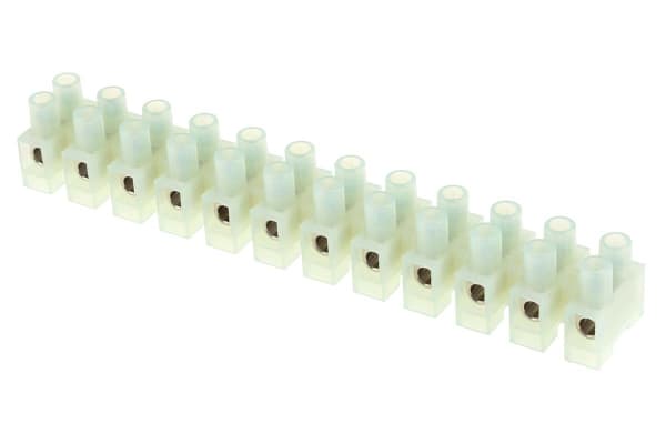 Product image for 12 way nylon 6.6 terminal block