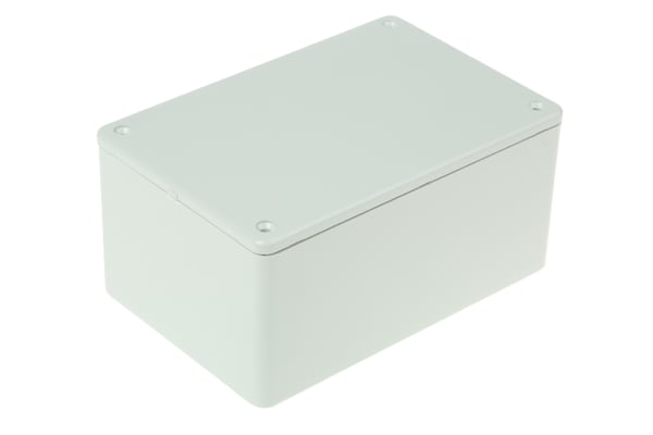 Product image for IP54 grey ABS plastic box,120x80x55mm