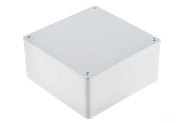 Product image for IP54 grey ABS plastic box,120x120x55mm