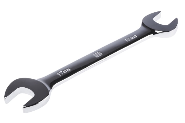 Product image for Steel open end spanner,16x17mm