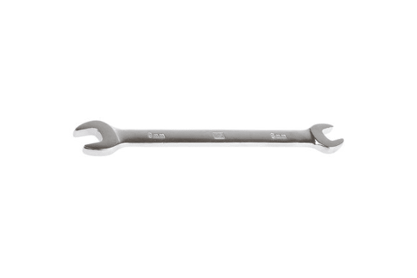 Product image for Steel open end spanner,8x9mm